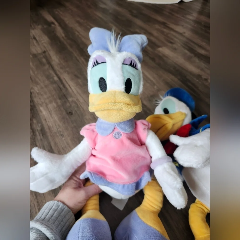 Disney Donald And Daisy Duck Plush Figures